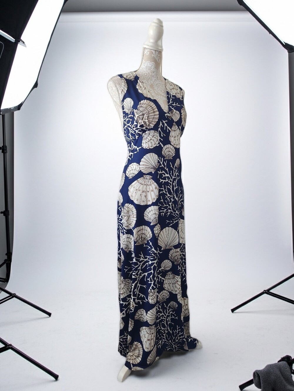 Designer Jeanne Pierre Klifa Paris Resort Beach Vacation  Maxi Size XXL